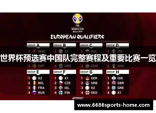 世界杯预选赛中国队完整赛程及重要比赛一览